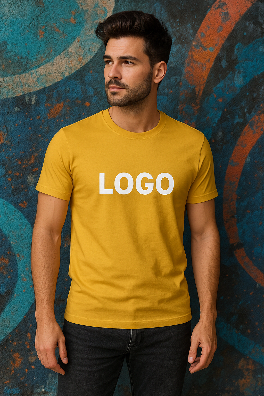 20250914 1809 stylish t shirts display simple compose 01k543q0jjeesbfbjygakqesyx